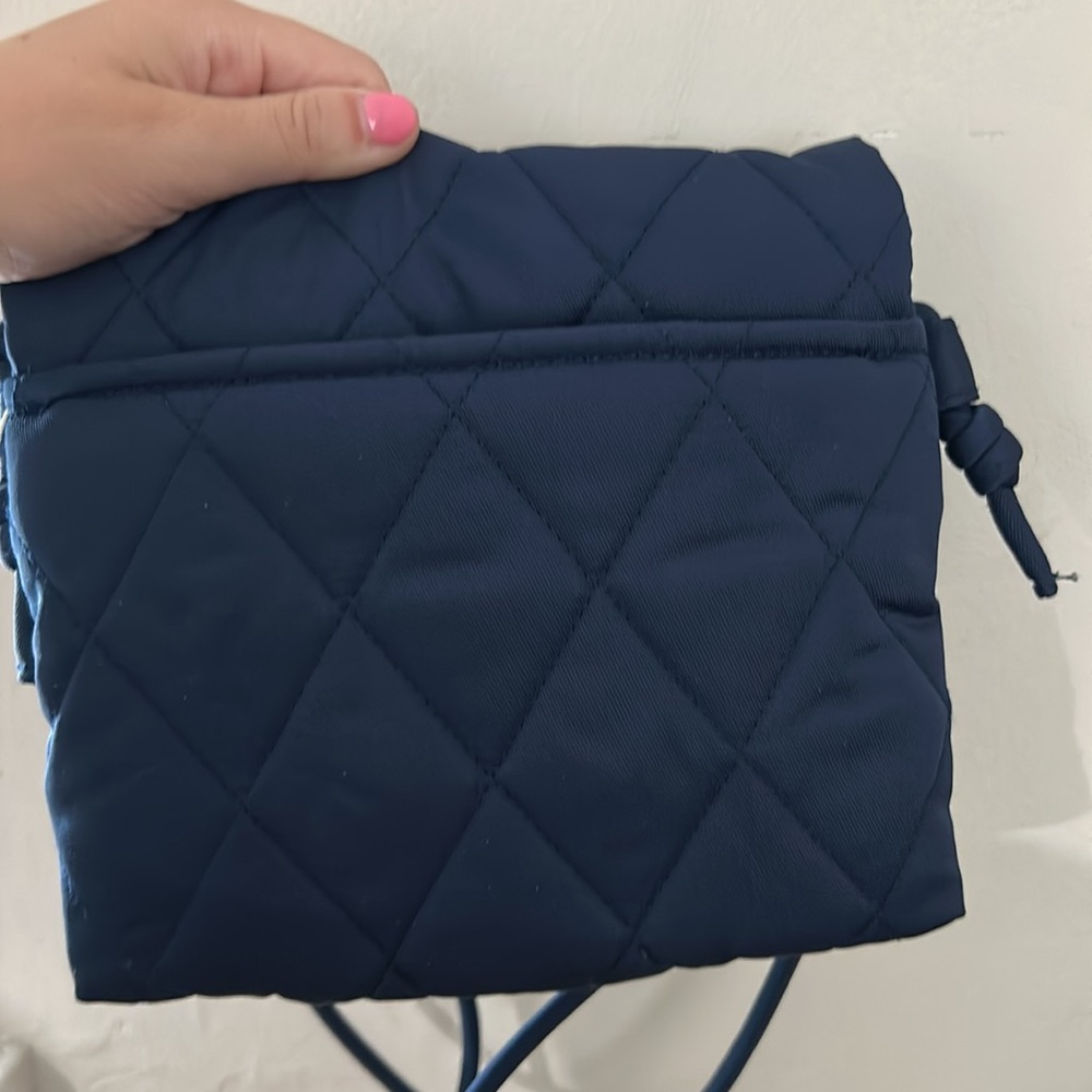 Vera Bradley Navy Blue Quilted Crossbody Bag-NWT - Picture 6 of 11